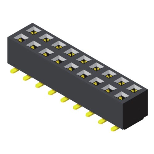 5PS1MSA50-2XXXXNXNXU-00 Розетка 2,54 мм, 2 ряда, высота = 5,0 мм, тип SMT