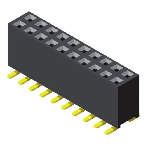 5PS1MSA85-2XXXXNNNXU-00 Гнездовой разъем 2,54 мм, 2 ряда, высота = 8,5 мм, тип SMT