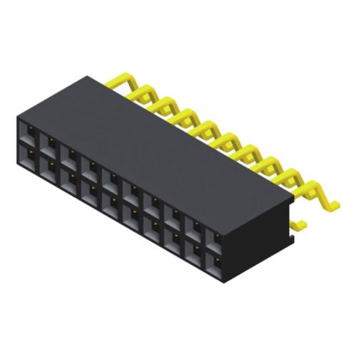 5PS1MRA85-2XXXXNNNXU-00 Розетка 2,54 мм 2 рядка H=8,5 мм SMT прямоугольного типа