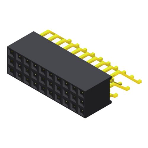 5PS1MRA85-3XXXXNNNXU-00 Розетка 2,54 мм 3 рядка H=8,5 мм SMT прямоугольного типа
