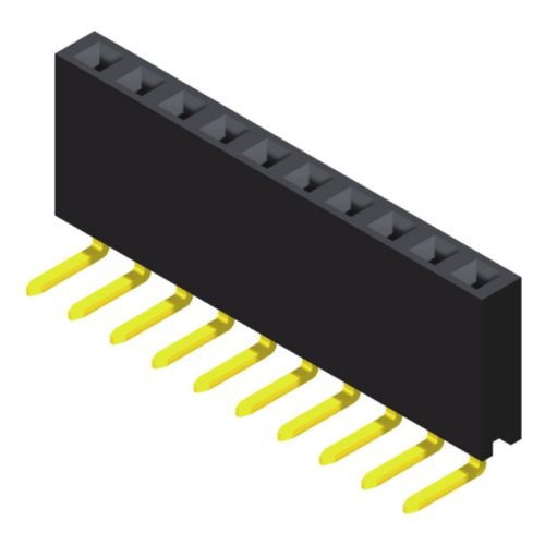 5PS1RDB85-1XXXXNNNXX-00 Розетка 2,54 мм, 1 ряд, высота = 8,5 мм, прямоугольный тип