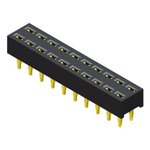 5PS1SDA35-2XXXXNNNXU-00 Гнездовой разъем 2,54 мм, 2 ряда, высота = 3,55 мм, контакт Y, прямой тип