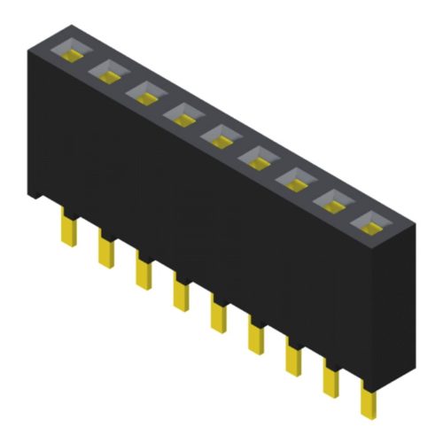 5PS1TCB85-1XXXXNNNXX-00 Розетка 2,54 мм, 1 ряд, высота = 8,5 мм, многоконтактный прямой тип