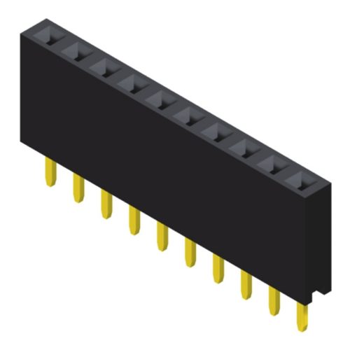 5PS1SDA85-1XXXXNNNXX-00 Гнездовой разъем 2,54 мм, 1 ряд, высота = 8,5 мм, контакт Y, прямой тип