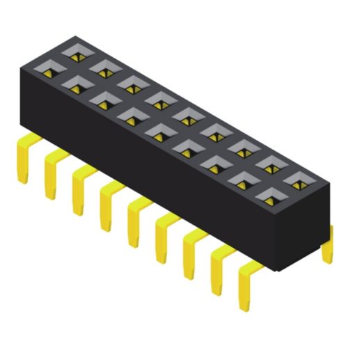 5PS1BSE50-2XXXXNNBTU-00 Розетка 2,54 мм, 2 ряда, высота = 5,0 мм, двойной ввод, тип B