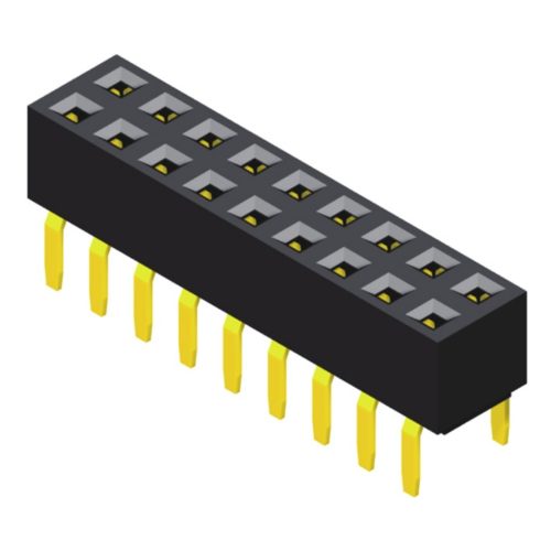 5PS1BSA50-2XXXXNNCXU-00 Розетка 2,54 мм, 2 ряда, высота = 5,0 мм, двойной ввод C, тип