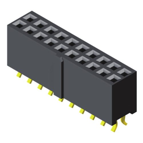 5PS1KSA85-2XXXXXNNXX-00 Розетка 2,54 мм, 2 ряда, высота = 8,5 мм, двухрядного типа с выпуклостью
