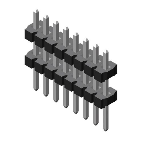 5PH9DDA32-1XXXXXNNXU-00 Штыревой разъем 3,96 мм, 1 ряд, высота = 3,2 мм, прямой тип стека