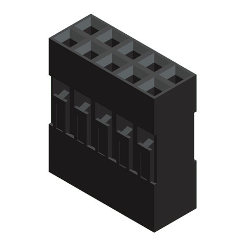 5H2541NX-2XXBBL00D01 Серия 2541, корпус 2,54 мм, 2 ряда