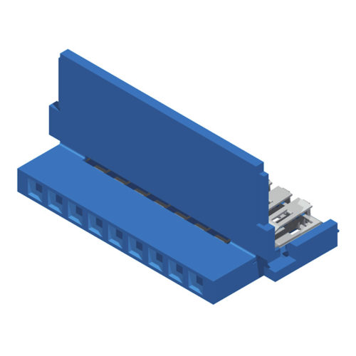 5W2551D0-1XXT0UBLP01 Серия 2551 2,54 мм бесфланцевый тип IDC