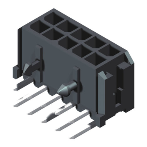 5W3000R0-2XXT0BXUC01 Серия 3000, пластина 3,0 мм, прямоугольный тип, 2 ряда