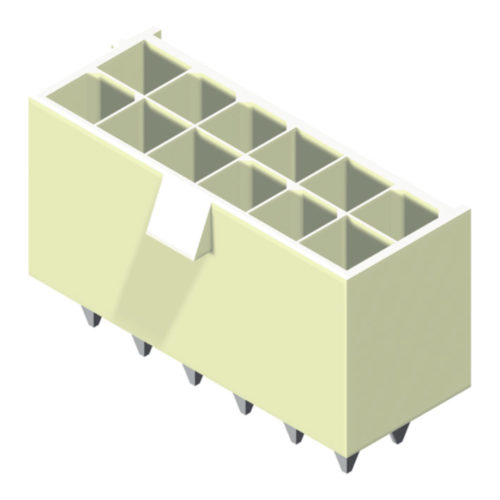 5W4200K0-2XXT0WXLC01 Серия 4200, квадратный штифт 4,2 мм, прямой, 2 ряда