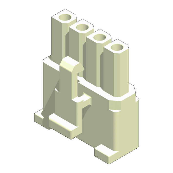 5H4800F0-1XXWBL00G01 Серия 4800, корпус 4,8 мм, гнездовой, 1 ряд