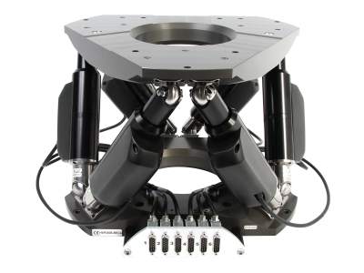 Hexapod высокой нагрузки, центрированная грузоподъемность 85 кг, модель M6: HXP200S-MECA