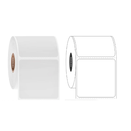 Постоянные этикетки Steri-ThermoTAG, стойкие к автоклавированию, квадратные