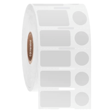 MetaliTAG cryogenic metal rack thermal-transfer labels, mixed shape