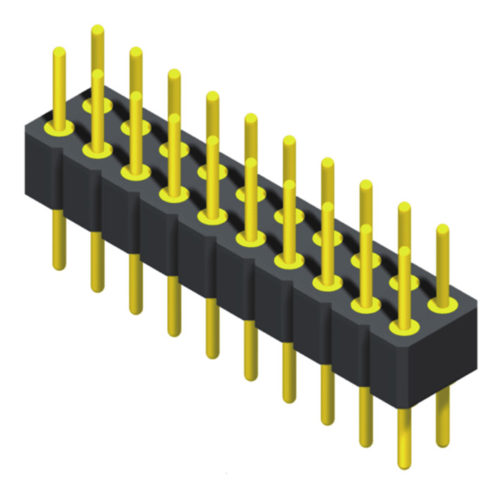 5MH3S19N-2XXXXBXU-0810-01 Вилка машинного штифта 1,27 мм, прямая, 2 ряда