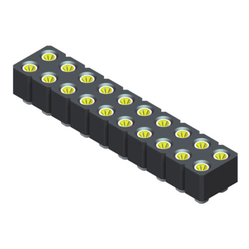 5MS1Q30N-2XXXXBXU-0000-01 Гнездо для штифта 2,54 мм SMT, тип точки, 2 ряда