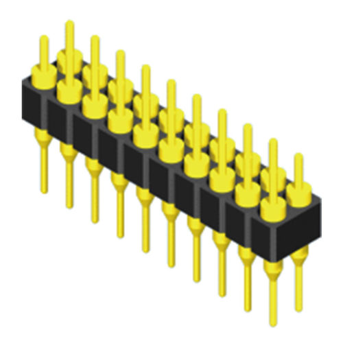 5MH1S30N-2XXXXBXU-XXXX-01 Штифтовая головка, прямой тип, 2,54 мм, 2 ряда, 2