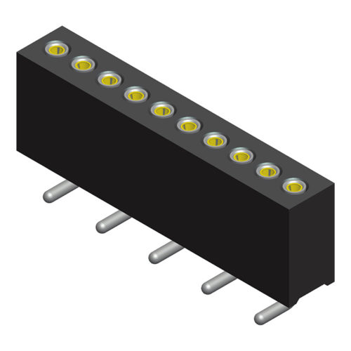 5MS3U/D41N-1XXXXBTU-0000-01 Гнездо для штифта 1,27 мм SMT, тип 1 ряд