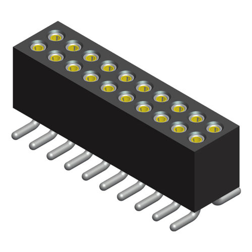 5MS3M38N-2XXXXBTU-0000-01 Гнездо для штифта 1,27 мм SMT, тип 2, ряд