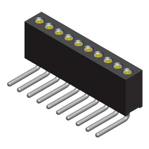 5MS3R38/41N-1XXXXBTU-0000-01 Угловая торцевая головка 1,27 мм, 1 ряд