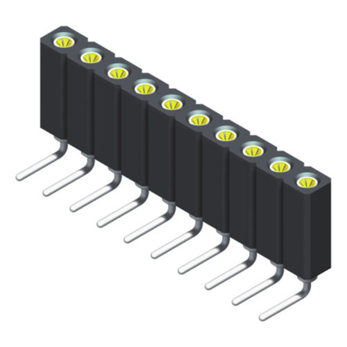 5MS1R70N-1XXXXBXU-0000-01 Угловая торцевая головка 2,54 мм, 1 ряд, H=7,0