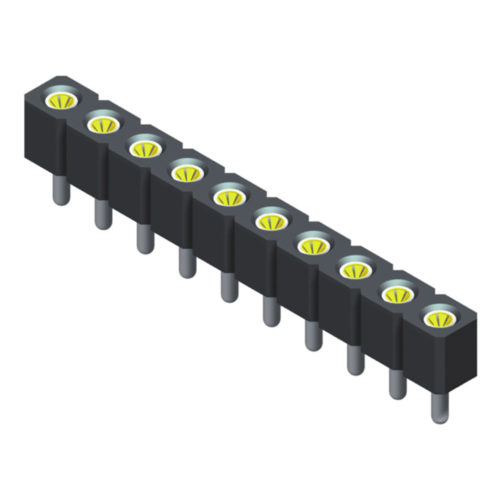 5MS1S30N-1XXXXBXU-0540-01 Торцевая головка 2,54 мм, прямая, 1 ряд, длина = 5,4