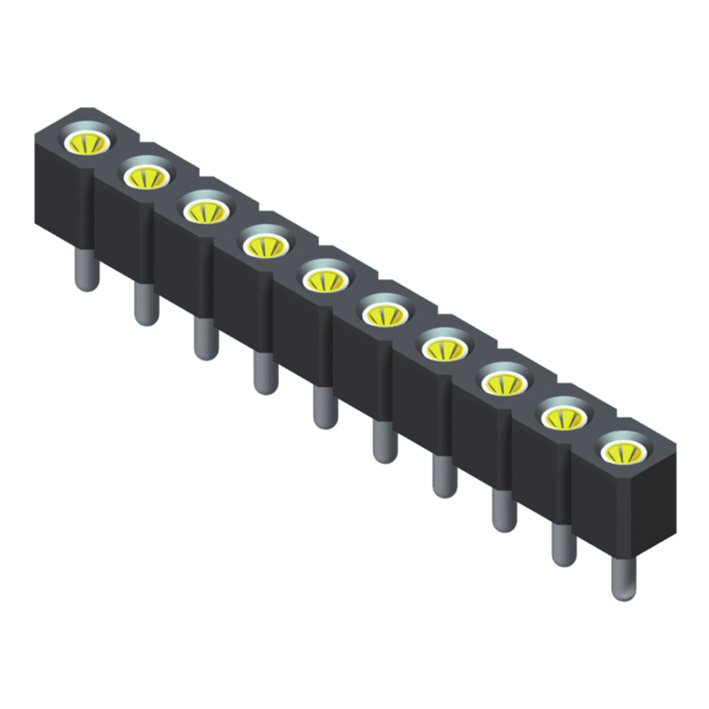 5MS1S30N-1XXXXBXU-0540-01 Торцевая головка 2,54 мм, прямая, 1 ряд, длина = 5,4