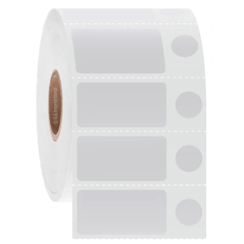 Deep-freeze inkject printer labels, mixed shape