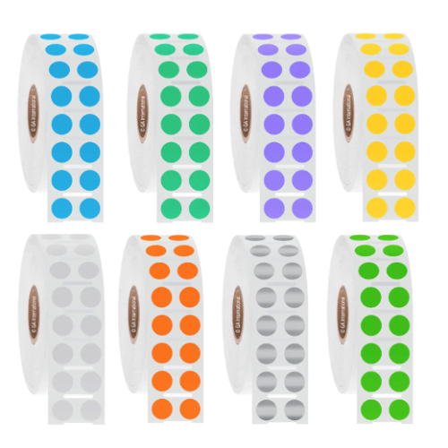 Постоянные этикетки FreezerTAG, круглые, 2 в рулоне