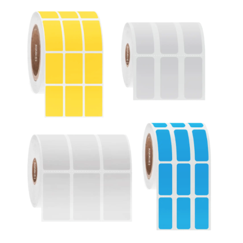 Этикетки для морозильной камеры постоянного действия, прямоугольные, 3 шт. в рулоне