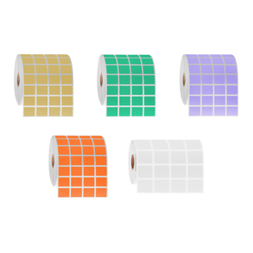 Этикетки для постоянной заморозки, прямоугольные, 4 шт. в рулоне