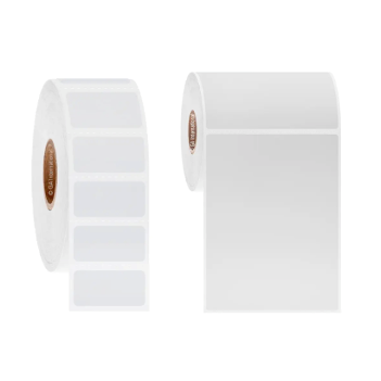 Этикетки для постоянной заморозкиTAG, большие прямоугольные, рулоны с сердцевиной 25,4 мм