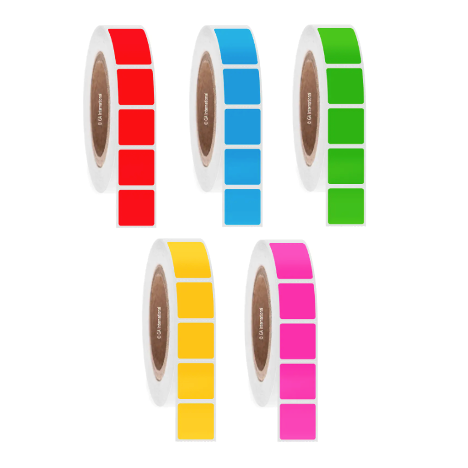 Этикетки для постоянной заморозкиTAG, квадратные, в рулонах диаметром 25,4 мм