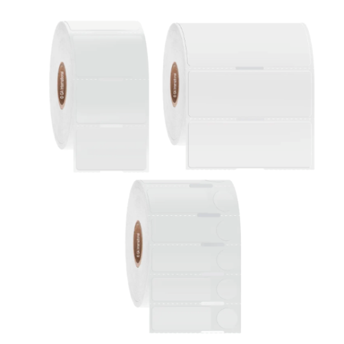 Cryo-OmniTAG cryogenic and autoclave-resistant thermal-transfer labels, 25.4mm core