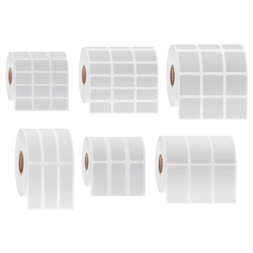 NitroTAG cryogenic liquid nitrogen storage barcode labels, rectangular, 3 across