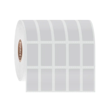 NitroTAG cryogenic liquid nitrogen storage barcode labels, rectangular, 5 across