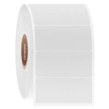 NitroTAG cryogenic liquid nitrogen storage barcode labels, rectangular, 6 stacked