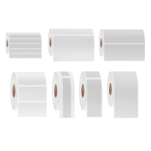 NitroTAG cryogenic liquid nitrogen storage barcode labels, large rectangular, 25.4mm core