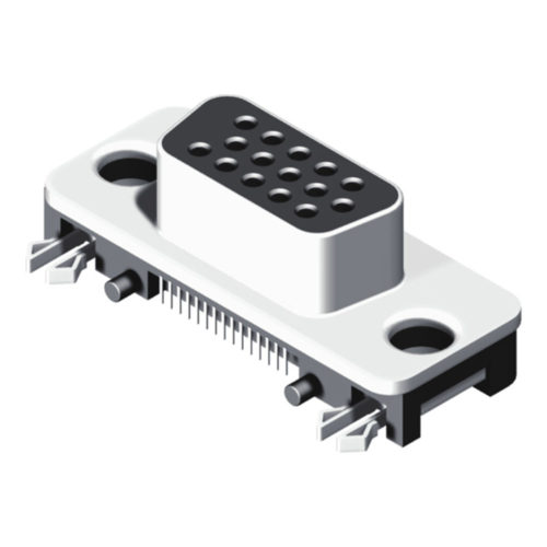 57SHDRXF-15AXXXXA-01 Тонкий D-SUB HD, тип SMT