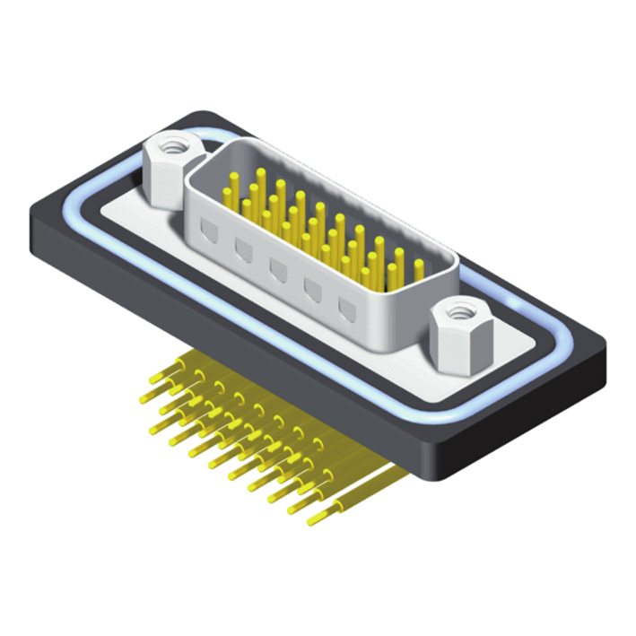 57WHDRXM-XXNXXXBA-01 Водонепроницаемый разъем D-SUB HD с прямым углом, вилка