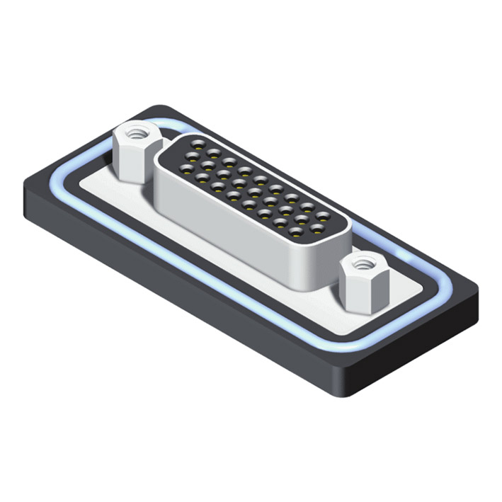 57WHDSXF-XXNXXXBA-01 Водонепроницаемая розетка D-SUB HD Dip Type