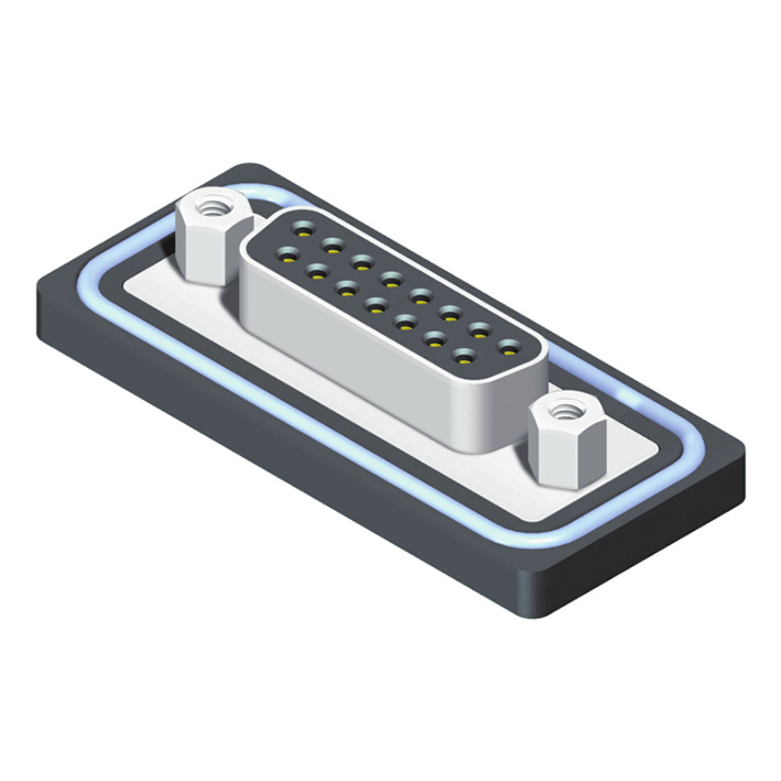 57WDSSXF-XXNXXXBA-01 Водонепроницаемая розетка D-SUB под пайку