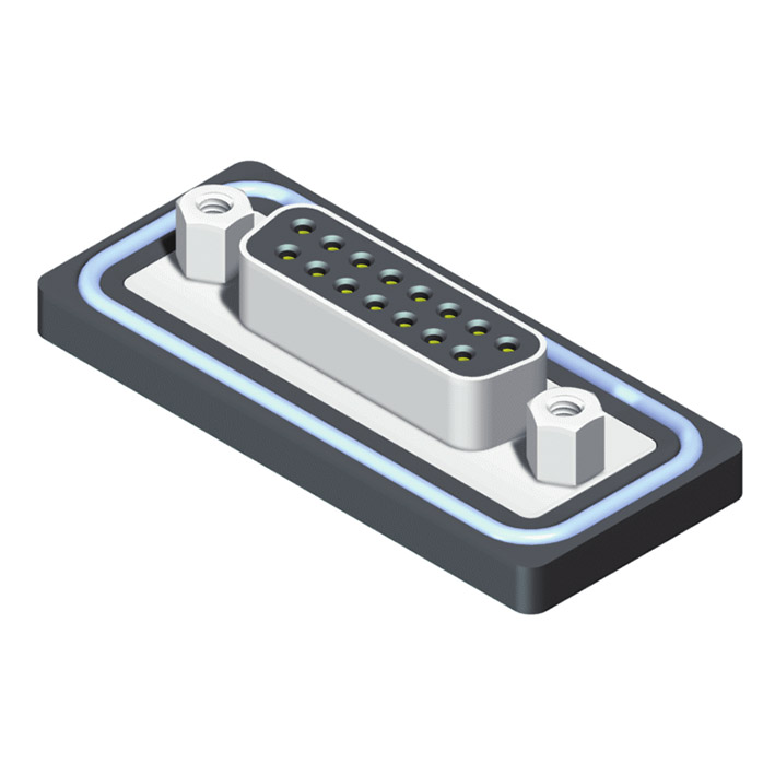 57WDDSXF-XXBXXXBA-01 Водонепроницаемая розетка D-SUB погружного типа