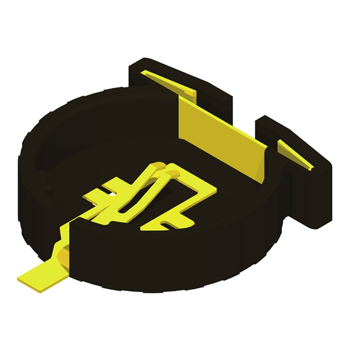 5SBD1220M0-G0NUH-A01 Разъем держателя батарейки типа «таблетка» серии 1220