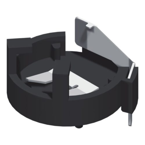 5SBD1220D0-T0BLB-A01 Разъем держателя плоской круглой батарейки, серия 1220 2