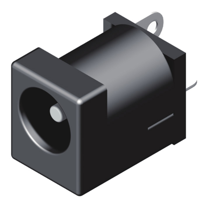 5DJXXDA27-XXT0XLB-01 Гнездо постоянного тока, прямое, без кожуха, серия 27