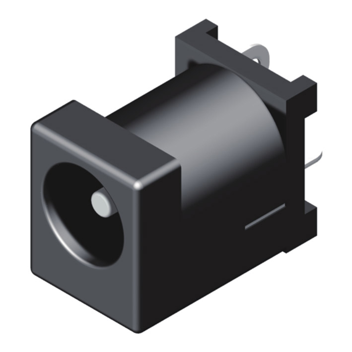 5DJXXDA02-03T0BLB-01 Гнездо постоянного тока, прямое, без кожуха, серия 02