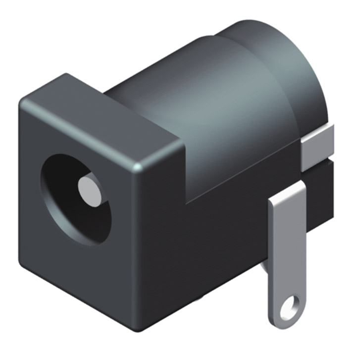 5DJXXDC02-03T0BLB-01 Разъем постоянного тока, прямоугольный, без кожуха, серия 02